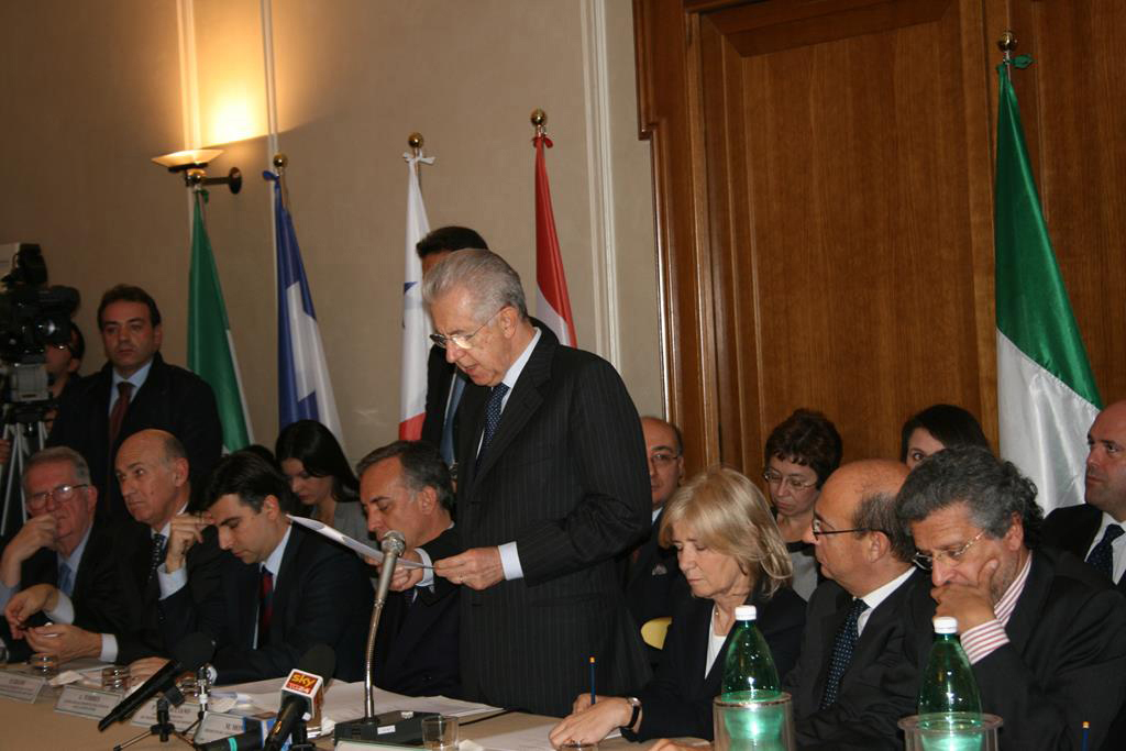 Visita al IILA del Presidente del Consejo de Ministros de Italia, Mario Monti (15.01.2013).